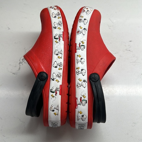 Crocs Fun Lab Snoopy Woodstock Clog Little Kids Size 13 Red - Picture 7 of 14